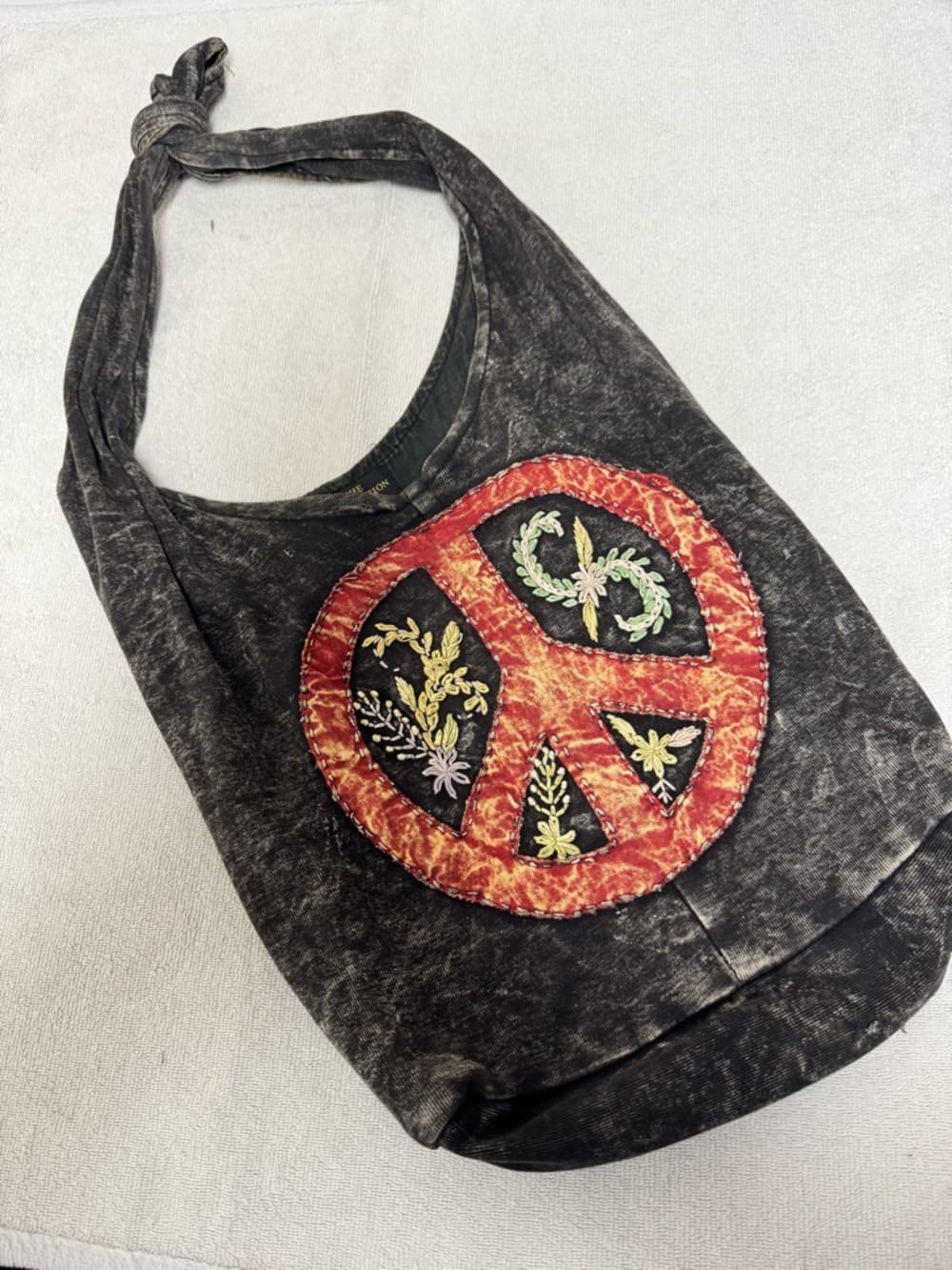 Nepal Cotton Handmade Needlework Hippie Sling Bag Crossbody Purse
